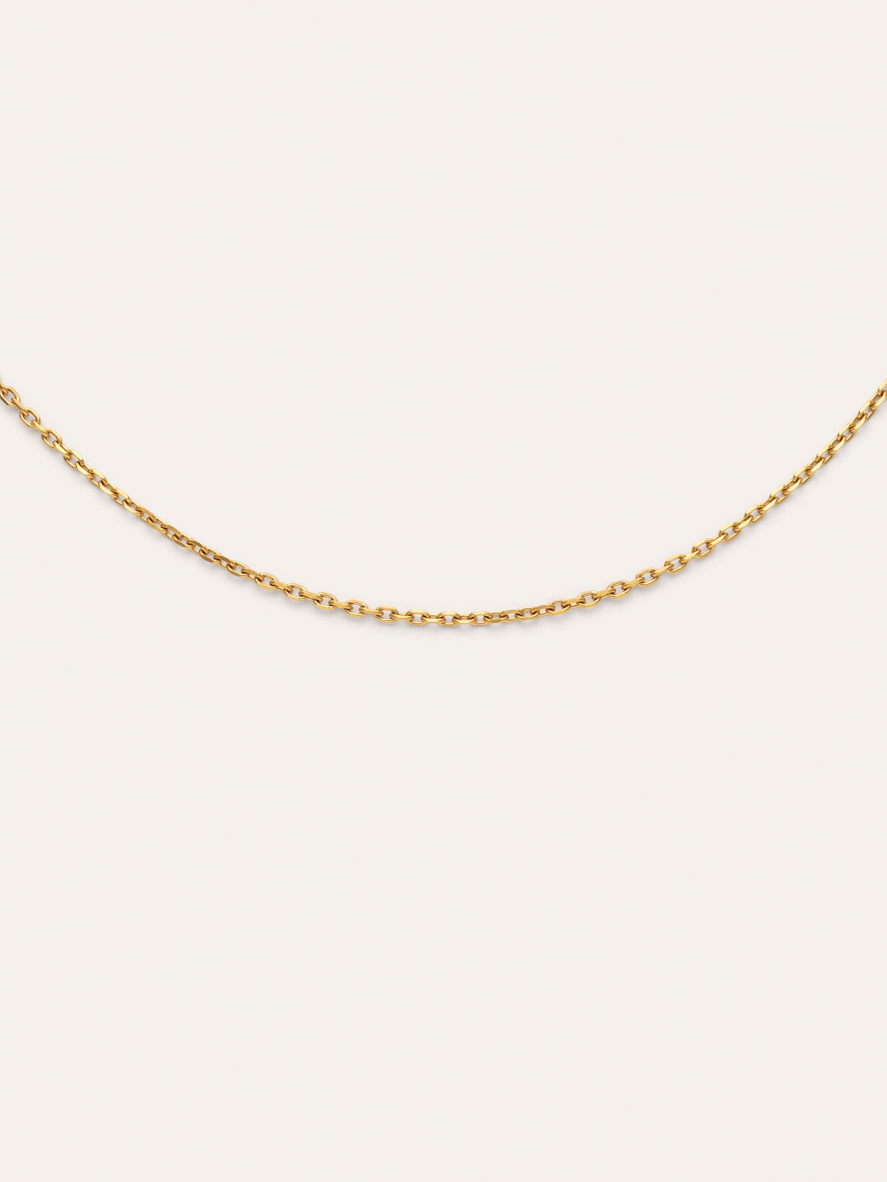 Collar Ana Acero Baño Oro