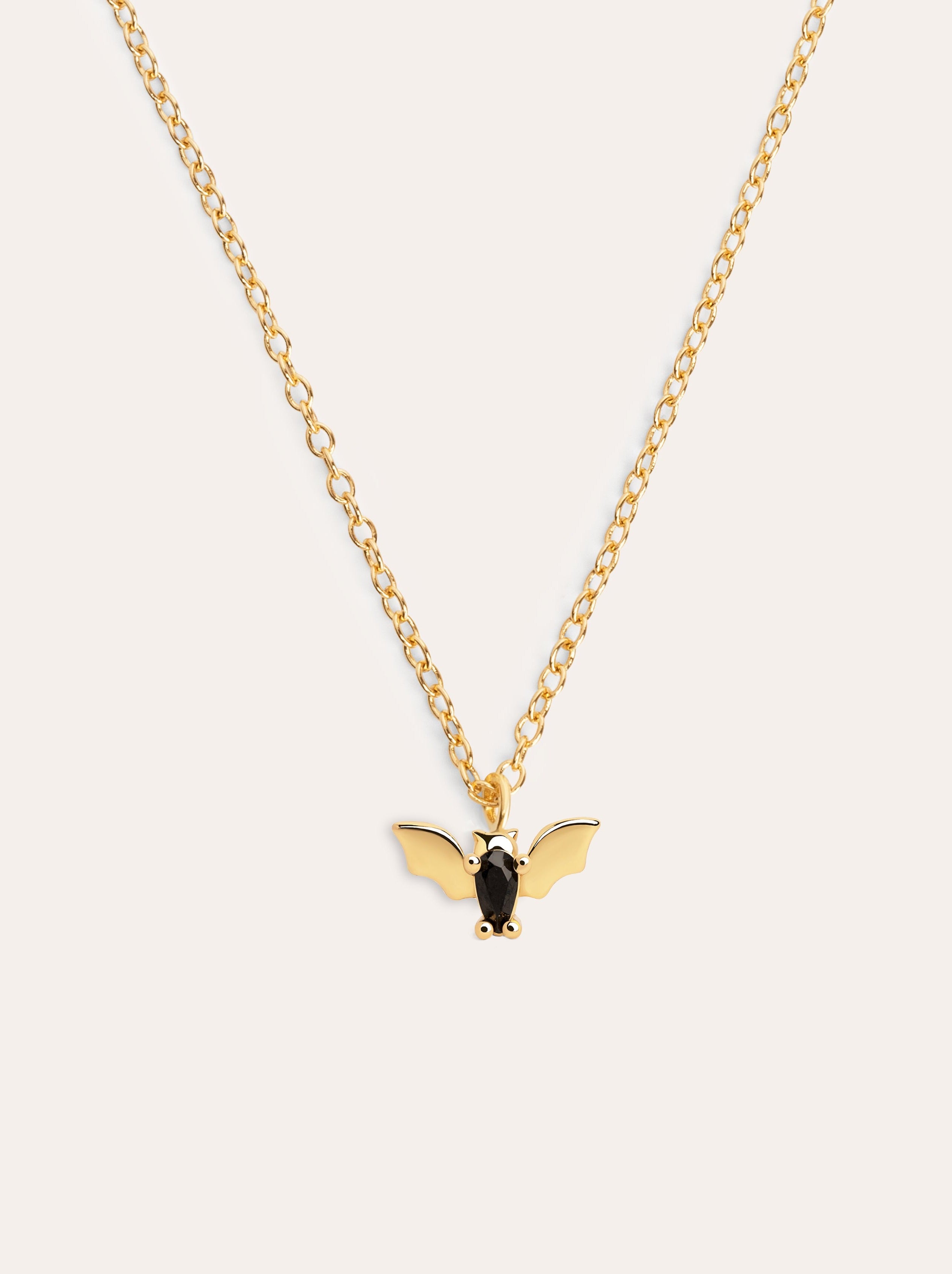 Boo Bat Gold Necklace