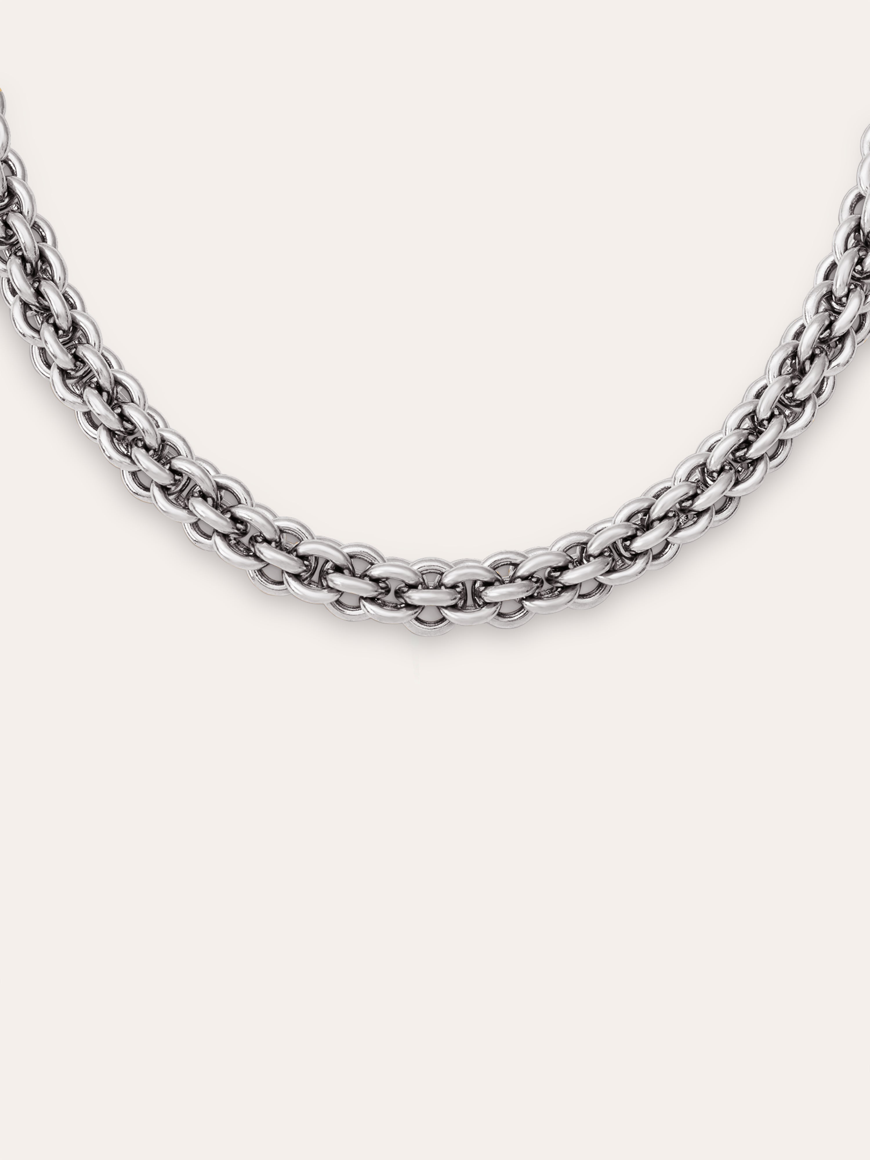 Collar Big Rope Acero – SINGULARU