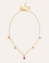 Collar Cascade Colors Baño Oro
