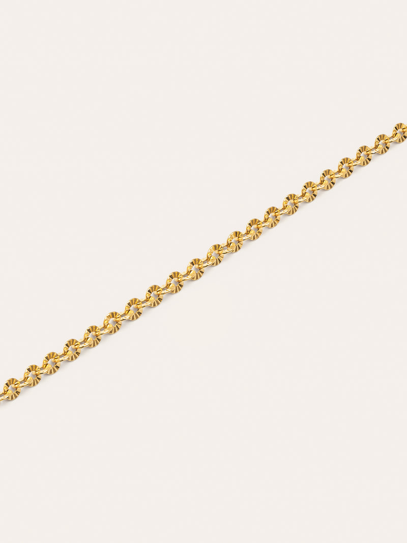 Collar Celestia Acero Baño Oro