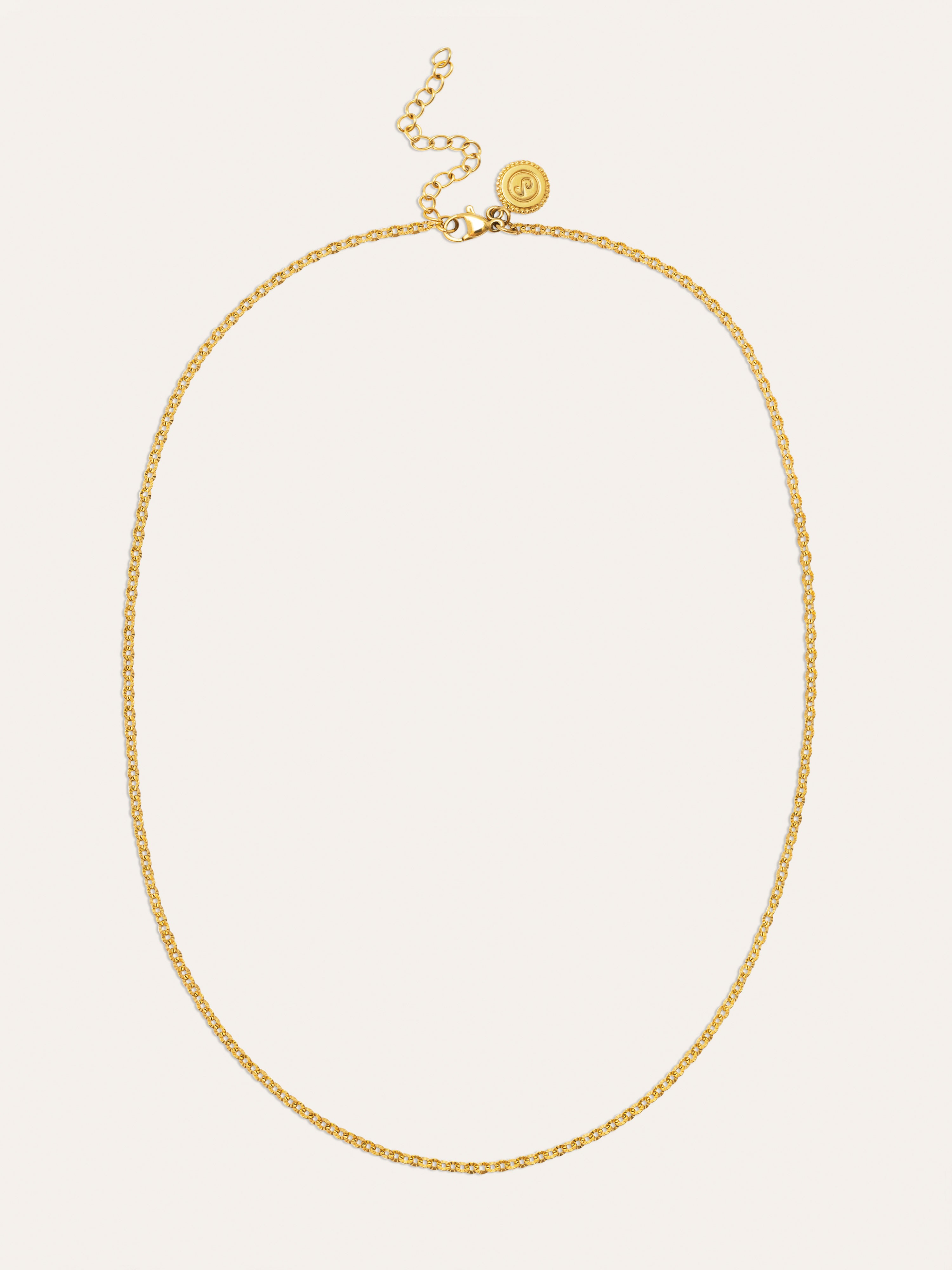 Collar Celestia Acero Baño Oro