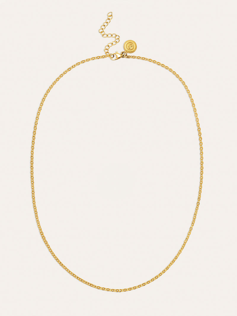Collar Celestia Acero Baño Oro