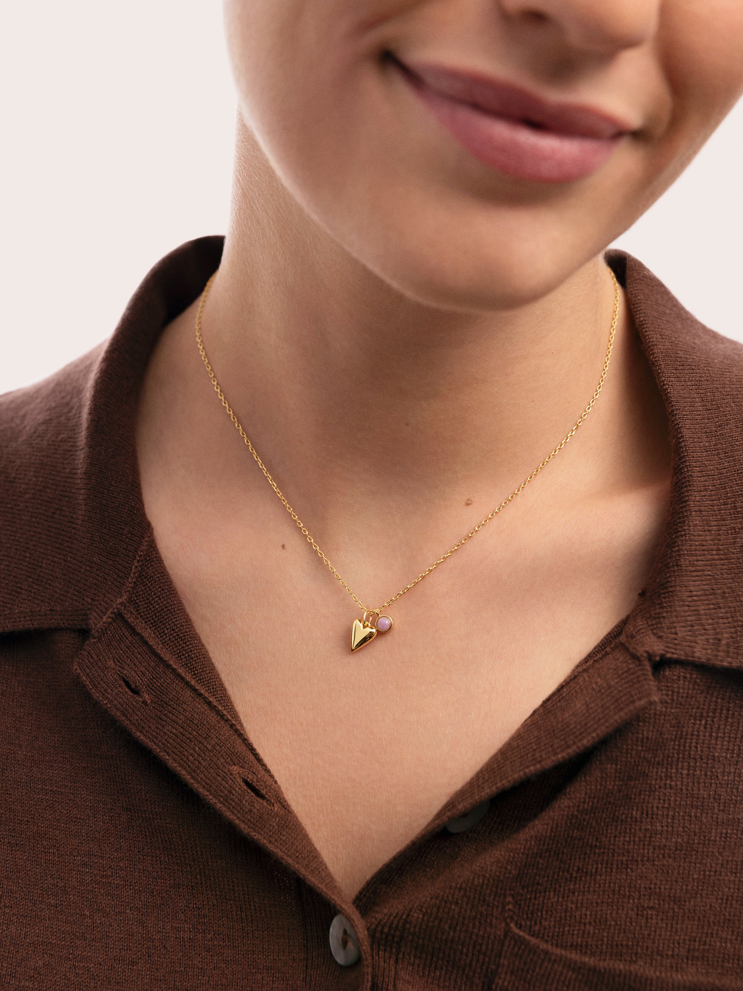 Chérie Halskette, vergoldet