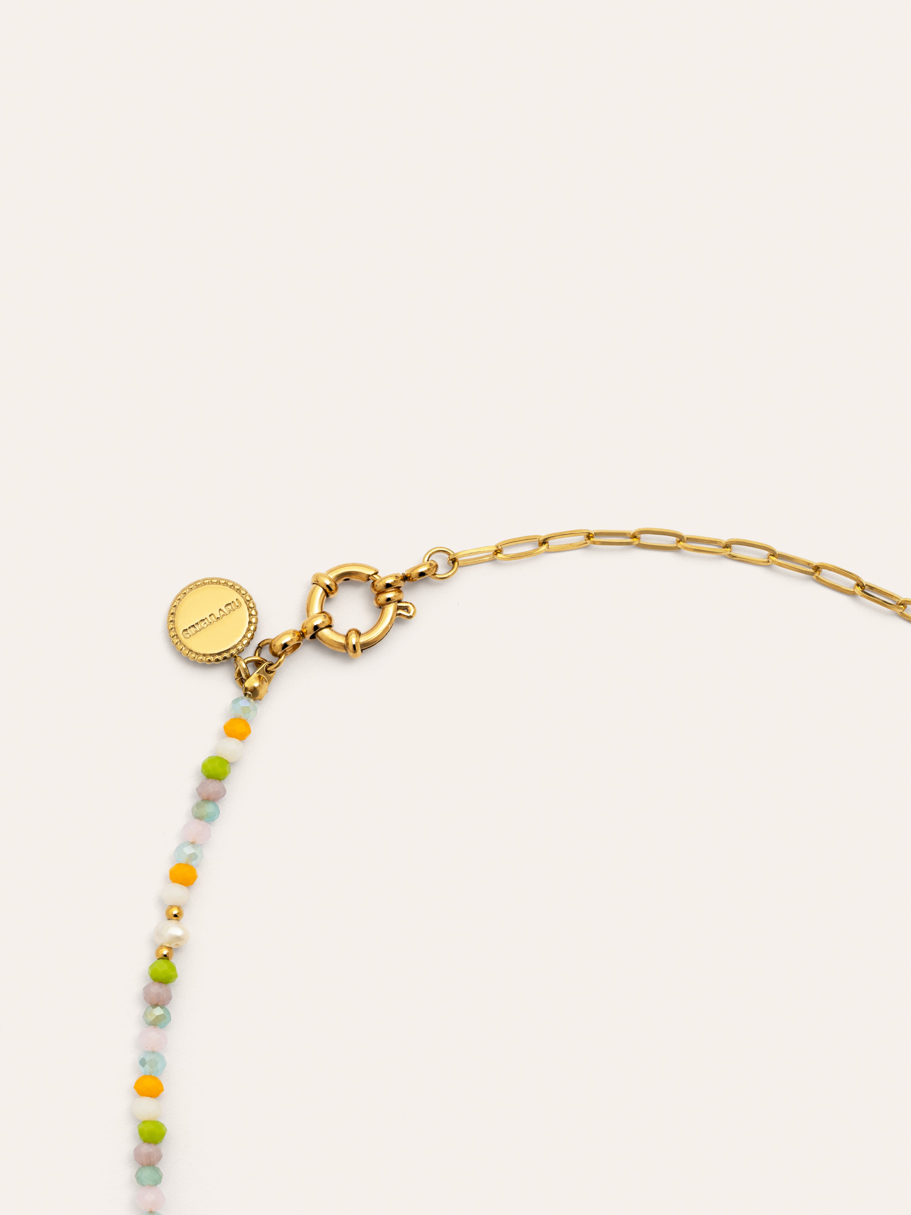 Chic Nora Halskette Edelstahl, vergoldet