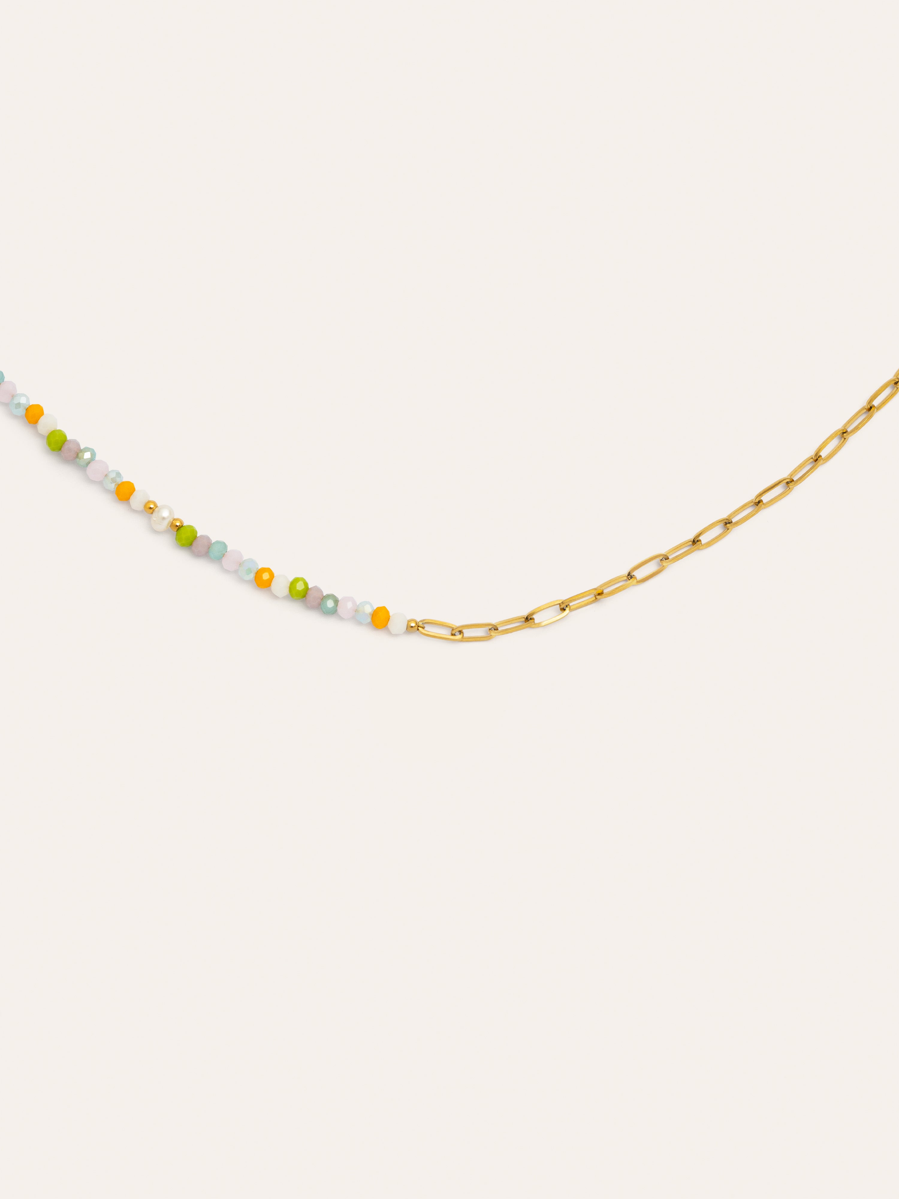 Chic Nora Halskette Edelstahl, vergoldet