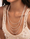 Collana Cleopatra Blanch in Acciaio con placcatura in Oro