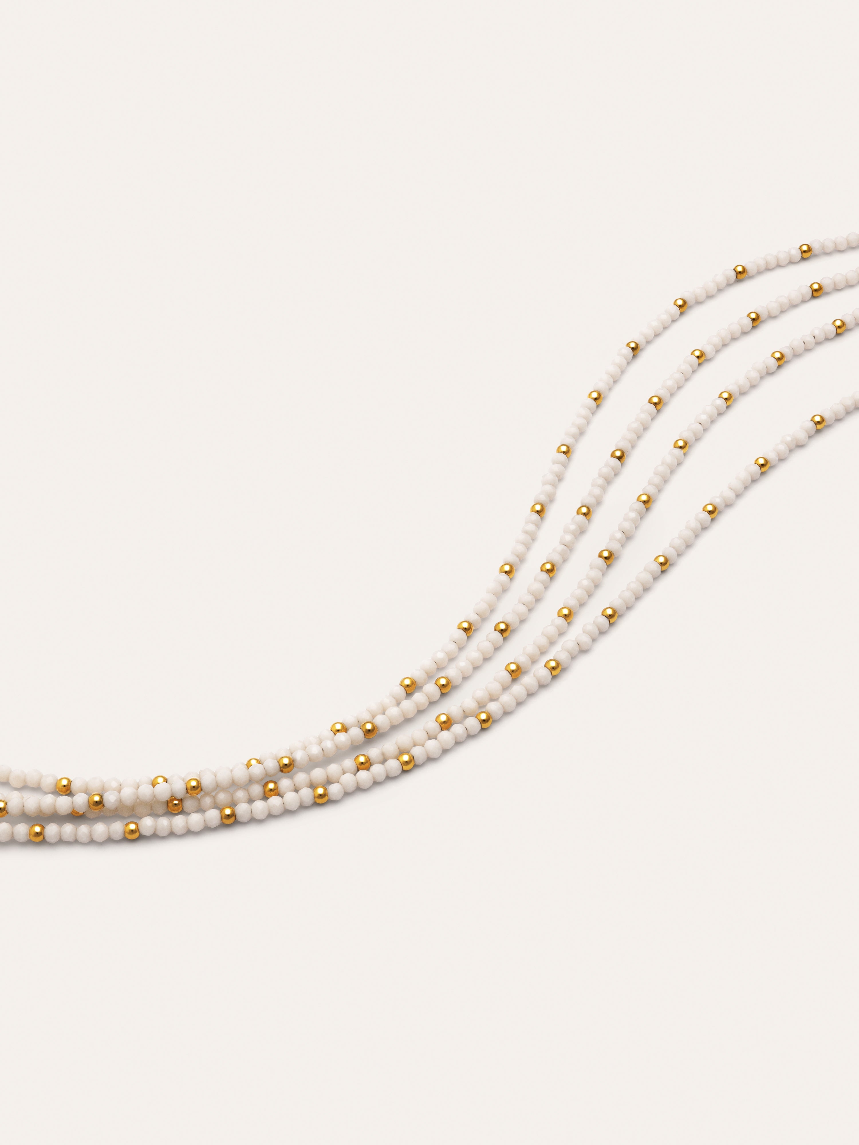 Collana Cleopatra Blanch in Acciaio con placcatura in Oro