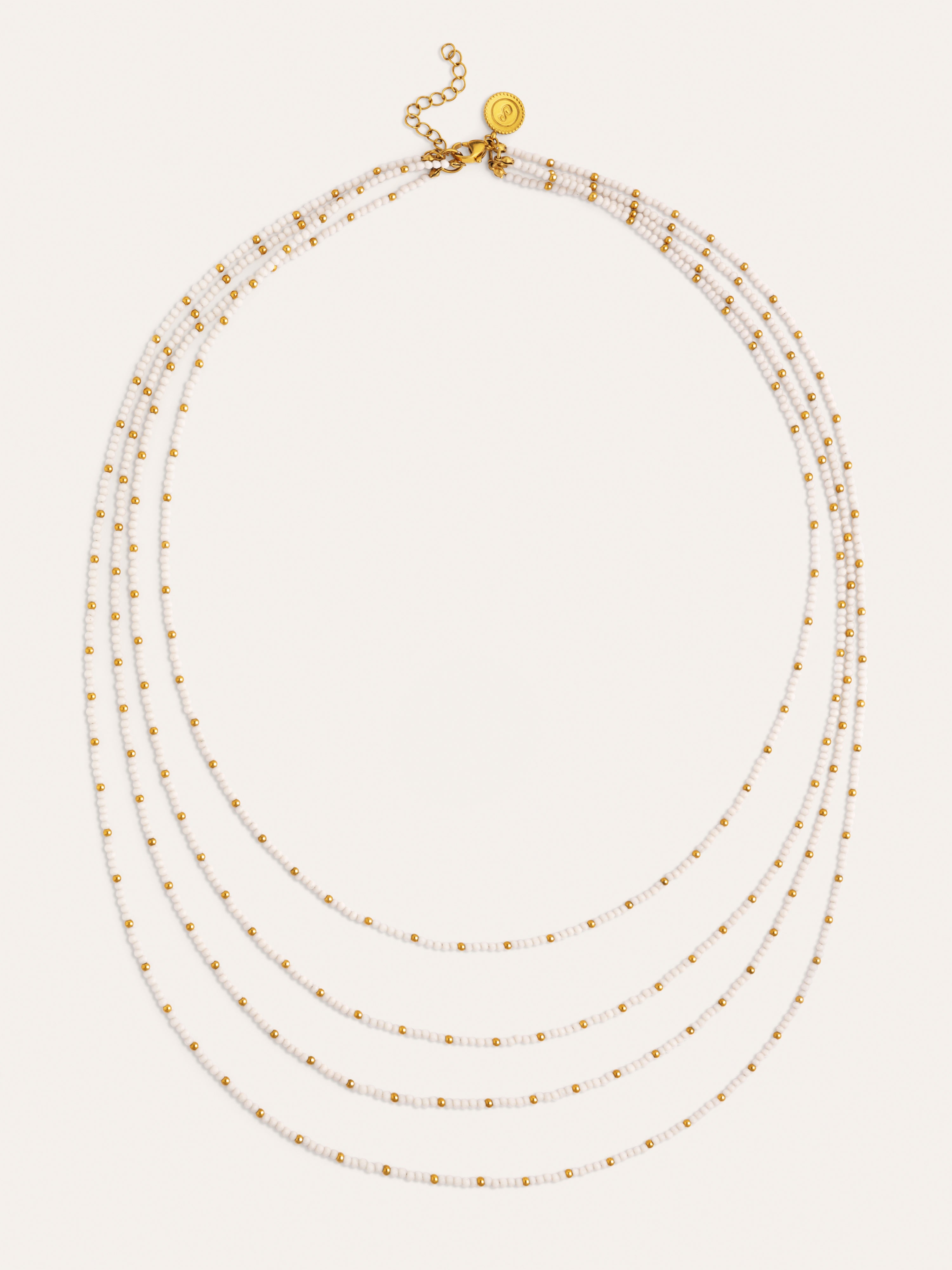 Collana Cleopatra Blanch in Acciaio con placcatura in Oro