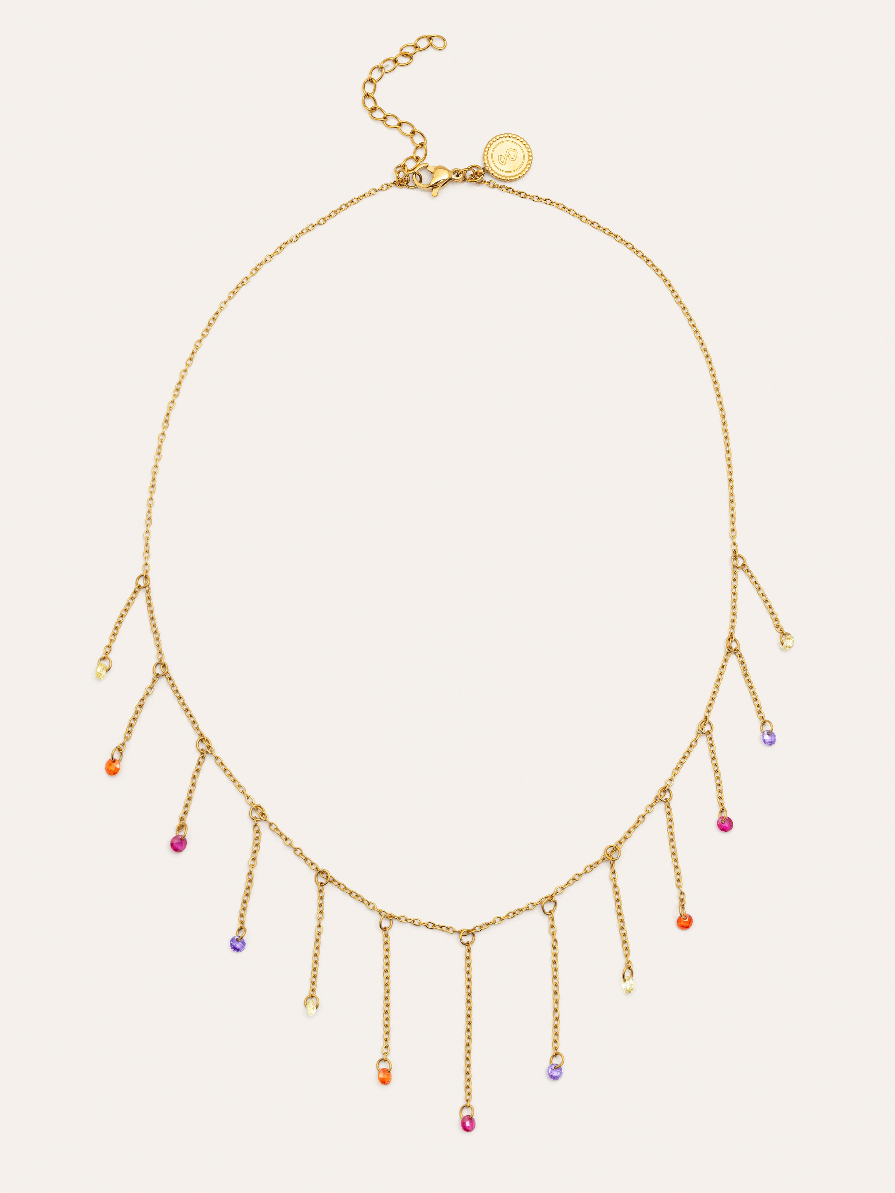 Clea Colors Stainless Steel Gold Necklace