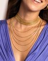 Cleopatra Stainless Steel Gold Premium Choker 