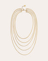 Cleopatra Stainless Steel Gold Necklace