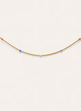 Collar Carla Enamel Acero Baño Oro