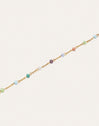 Collar Crystals Colors Acero Baño Oro