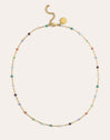 Collar Crystals Colors Acero Baño Oro