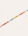 Collier Crystals Pastel Acier Plaqué Or