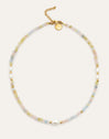 Daphne Pearls Stainless Steel Gold Necklace 
