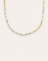 Daphne Pearls Stainless Steel Gold Necklace 