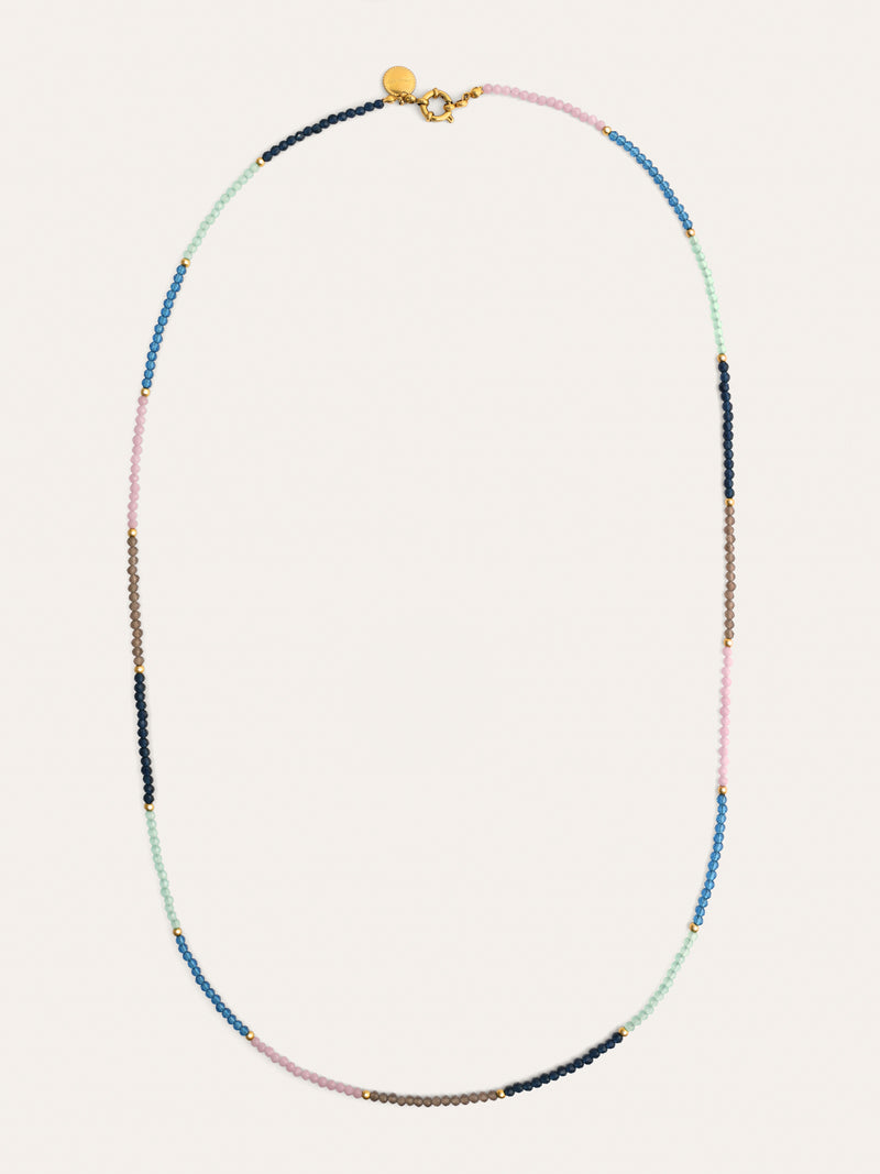 Collier Dye Dots Bruma Acier Plaqué Or