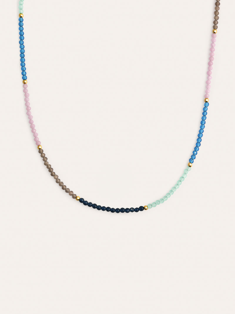 Collier Dye Dots Bruma Acier Plaqué Or