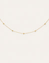 Collar Dots L Acero Baño Oro