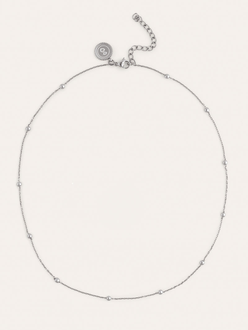 Collar Dots L Acero
