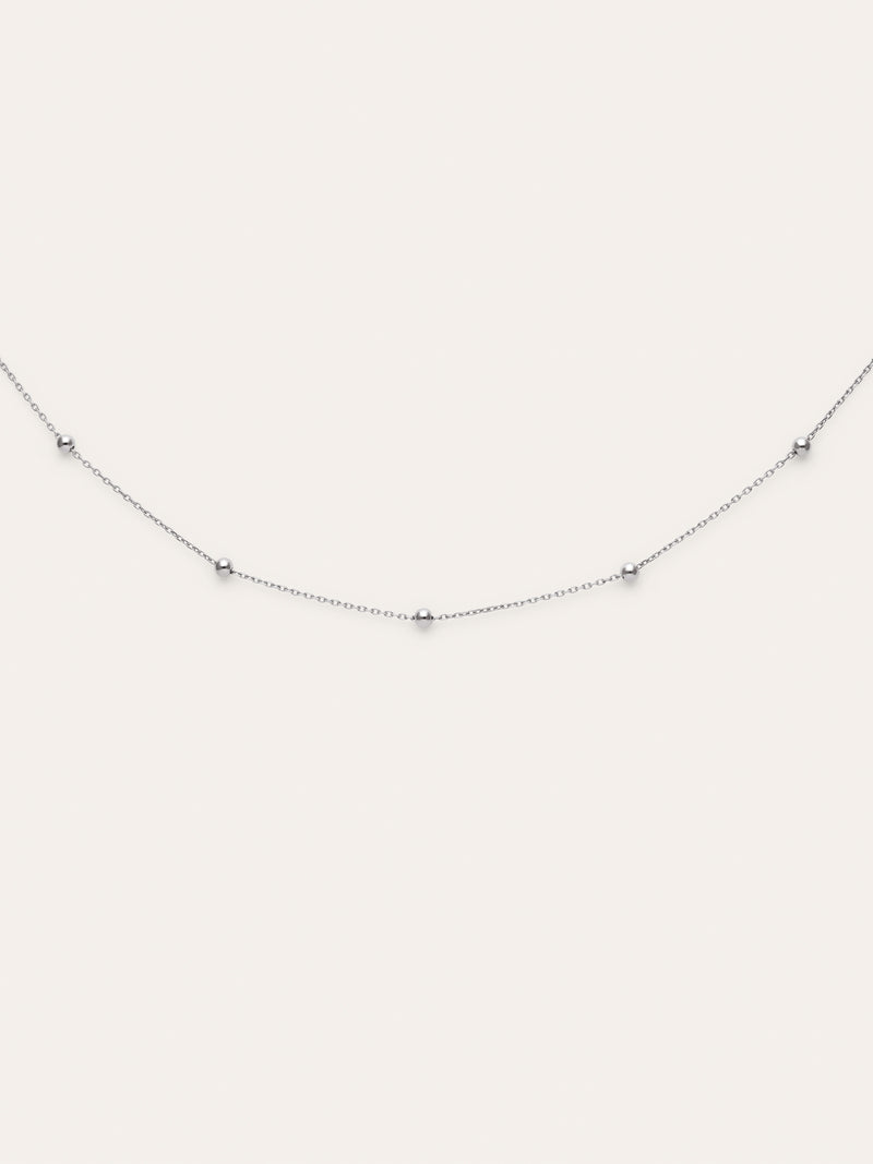 Collar Dots L Acero