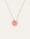 Collier Easy Rosé Acier Plaqué Or