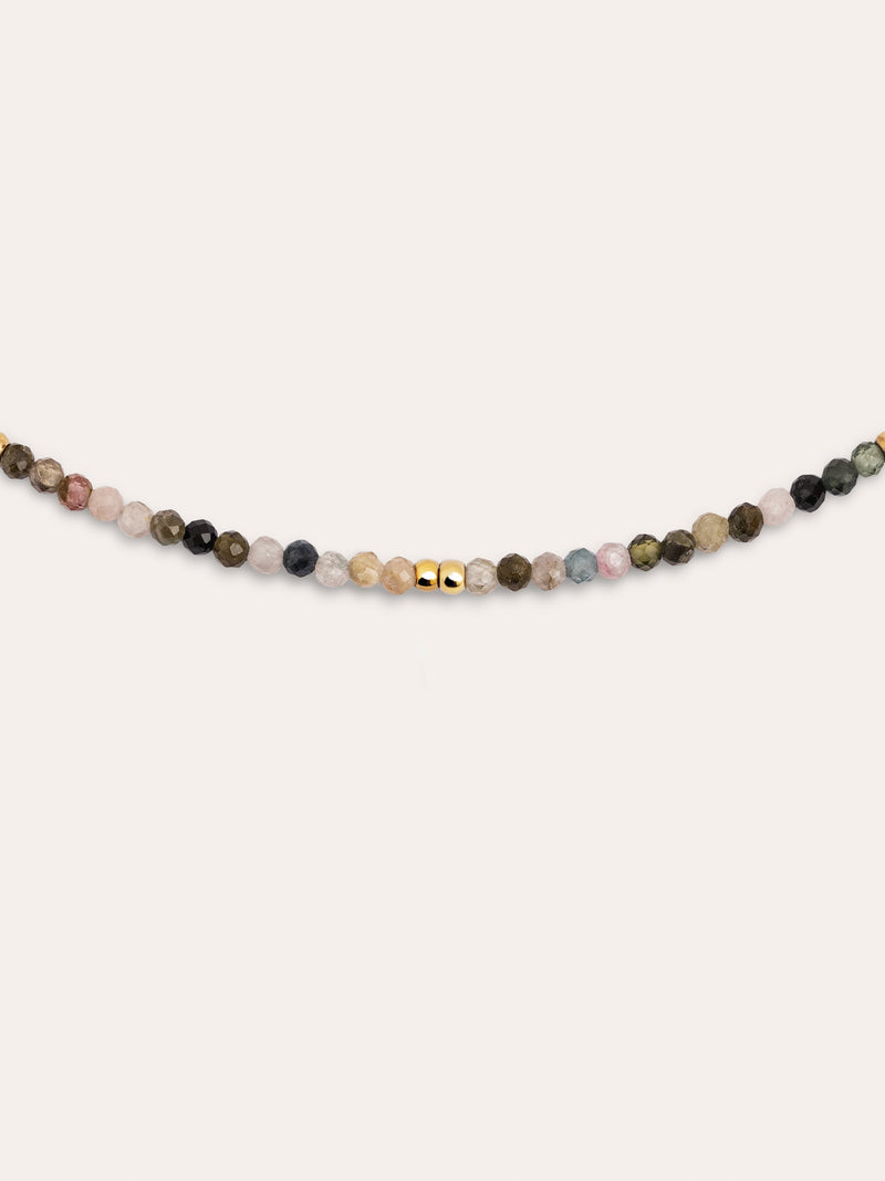 Eloise Halskette Edelstahl, vergoldet