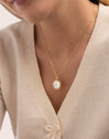Polar Star Nacre Gold Necklace