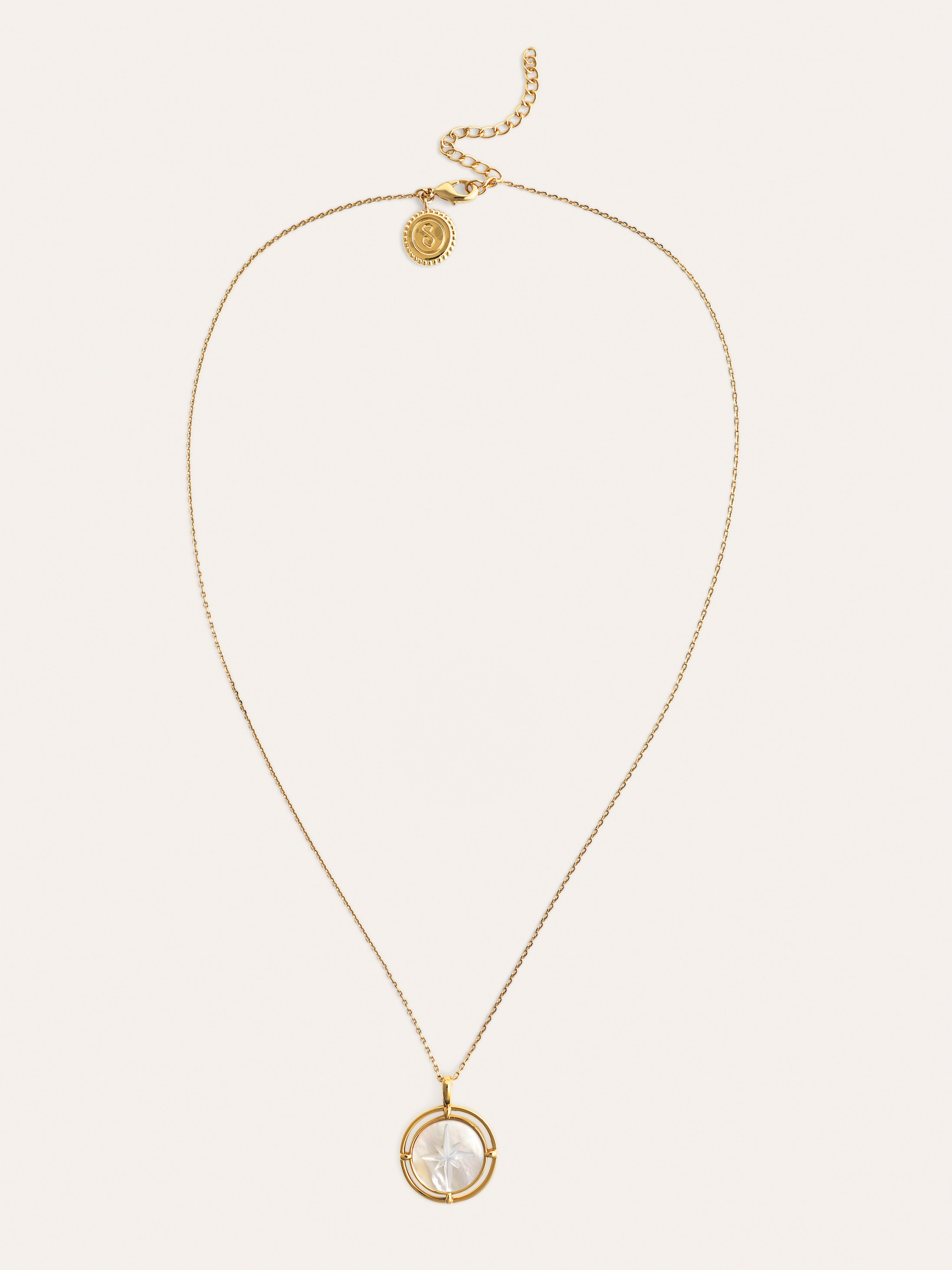Polar Star Nacre Gold Necklace