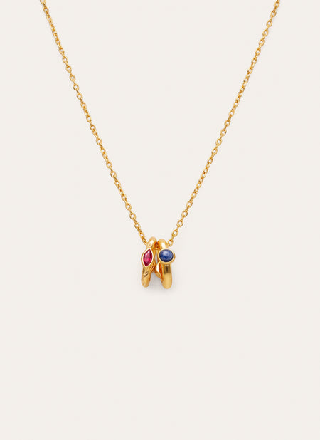 Collier Family Alma Plaqué Or