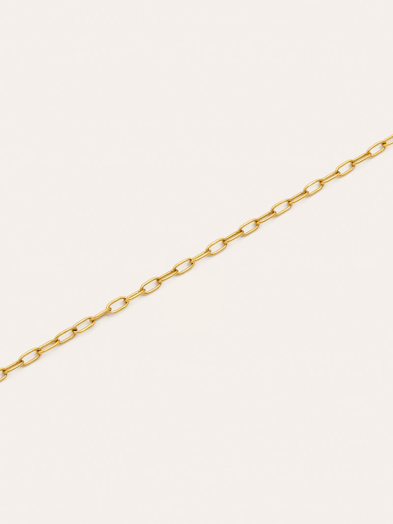 Collier Fine Chic Acier Plaqué Or