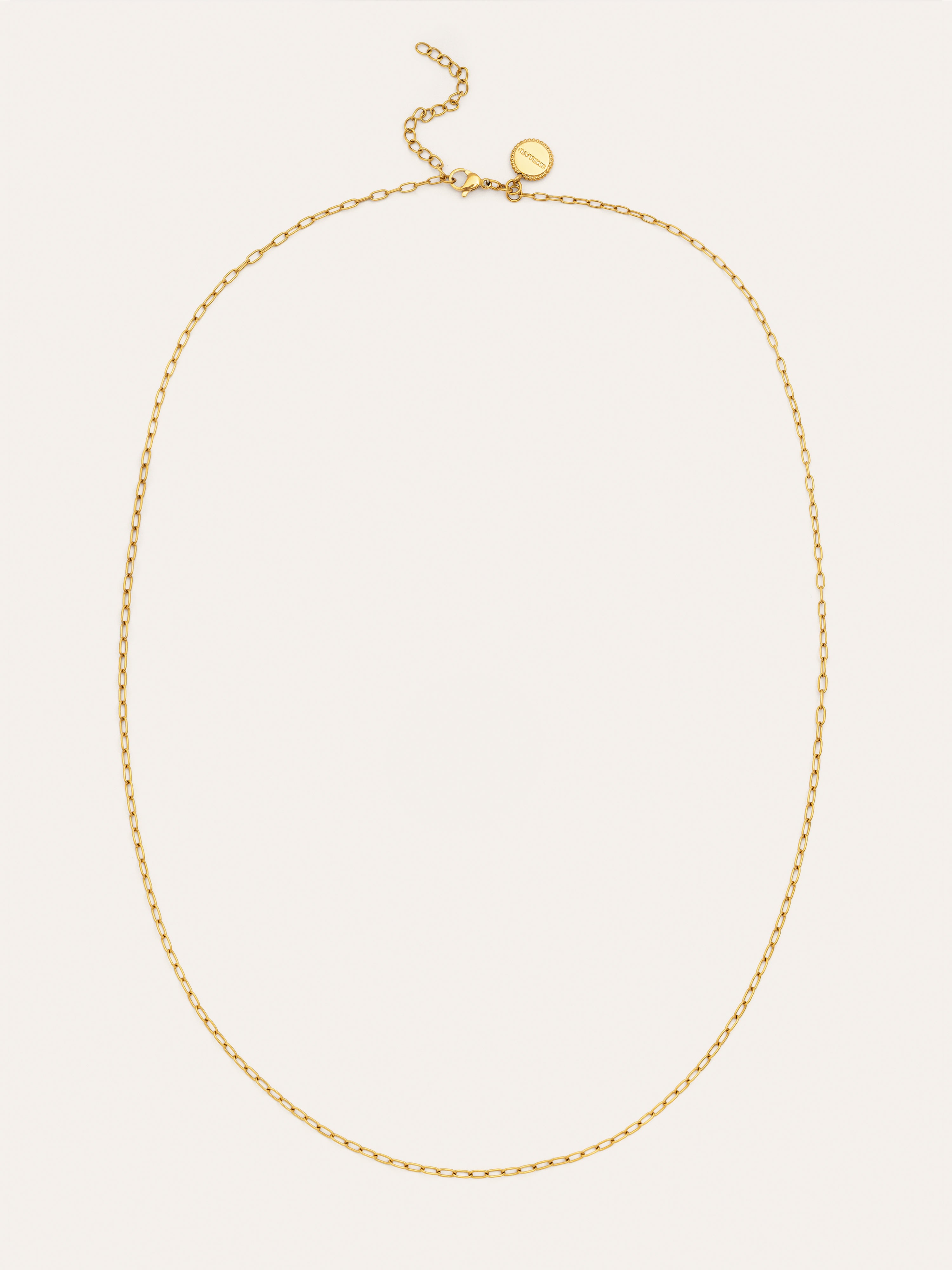 Collar Fine Chic Acero Baño Oro