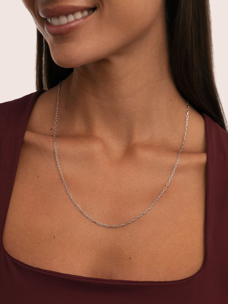 Collier Fine Chic Acier