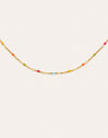Collar Fine Enamel Colors Baño Oro