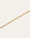 Fiore Steel Necklace with Gold Plating
