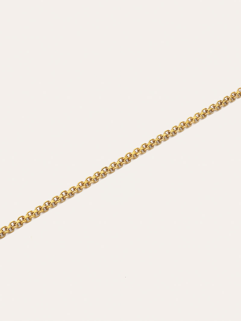 Fine Tape Stainless Steel Gold Necklace