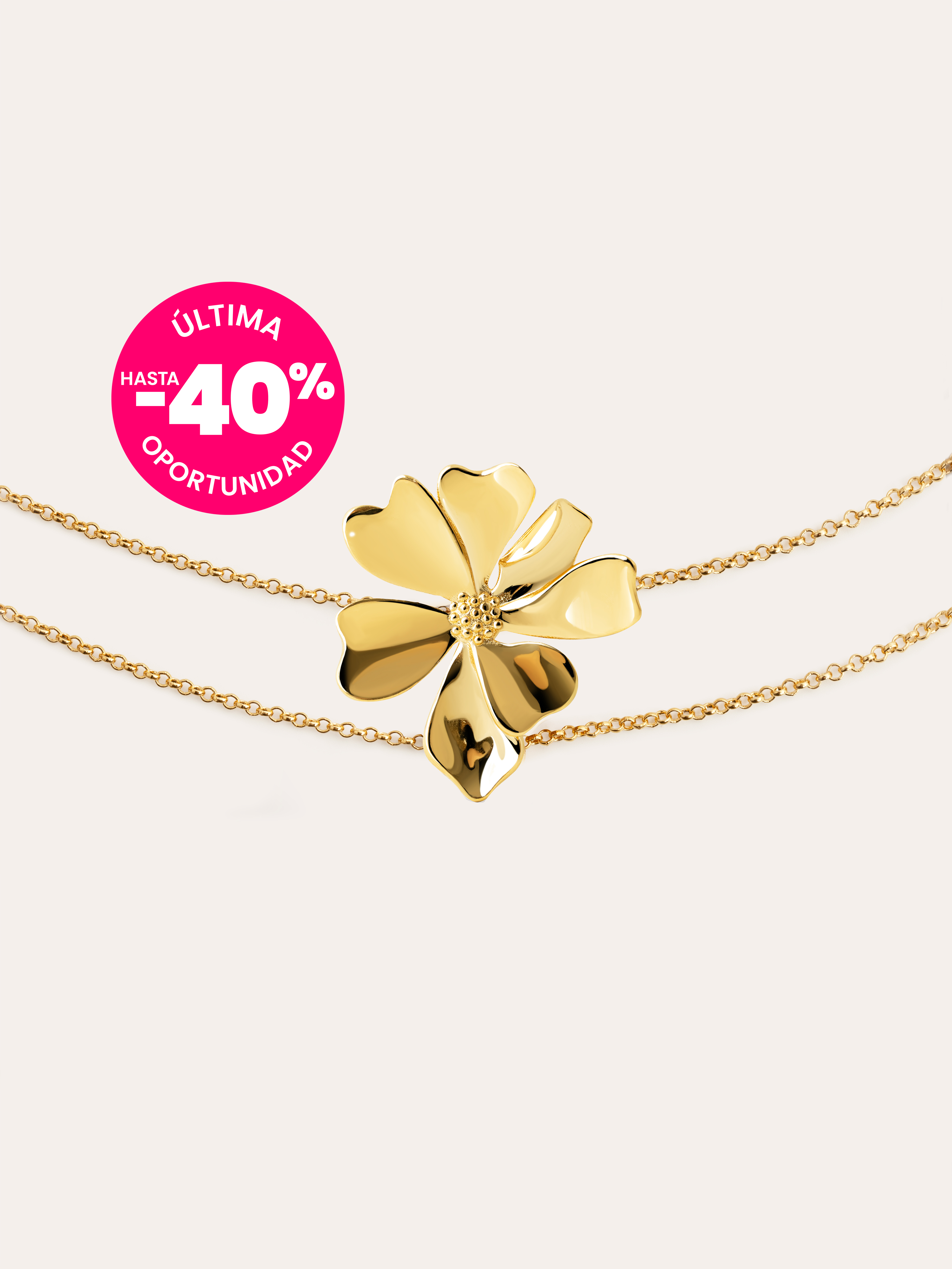 Flower Spring Gold Choker