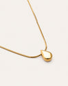 Imagen detalle de Collar Gota Drop Acero Baño Oro