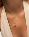 Collier Guidance en Acier plaqué Or