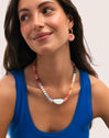 Collier Gummy Stones Acier Plaqué Or