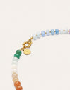 Collier Gummy Stones Acier Plaqué Or