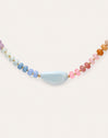 Collier Gummy Stones Acier Plaqué Or
