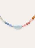 Collier Gummy Stones Acier Plaqué Or