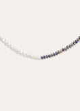 Colar Índigo Pearl Aço Banho Ouro