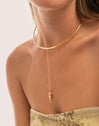 Choker Ítaca Aço Banho Ouro