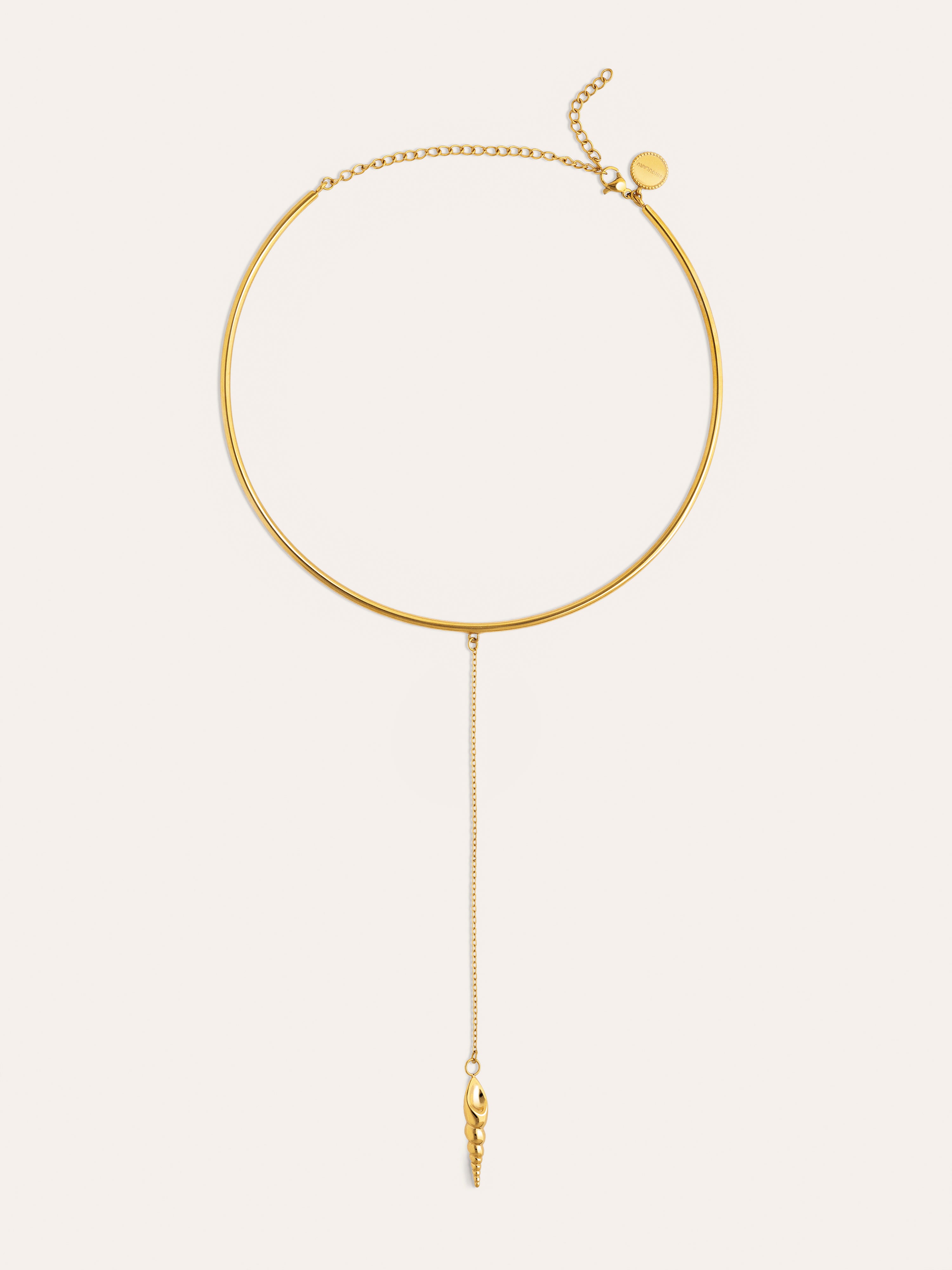 Choker Ítaca Aço Banho Ouro