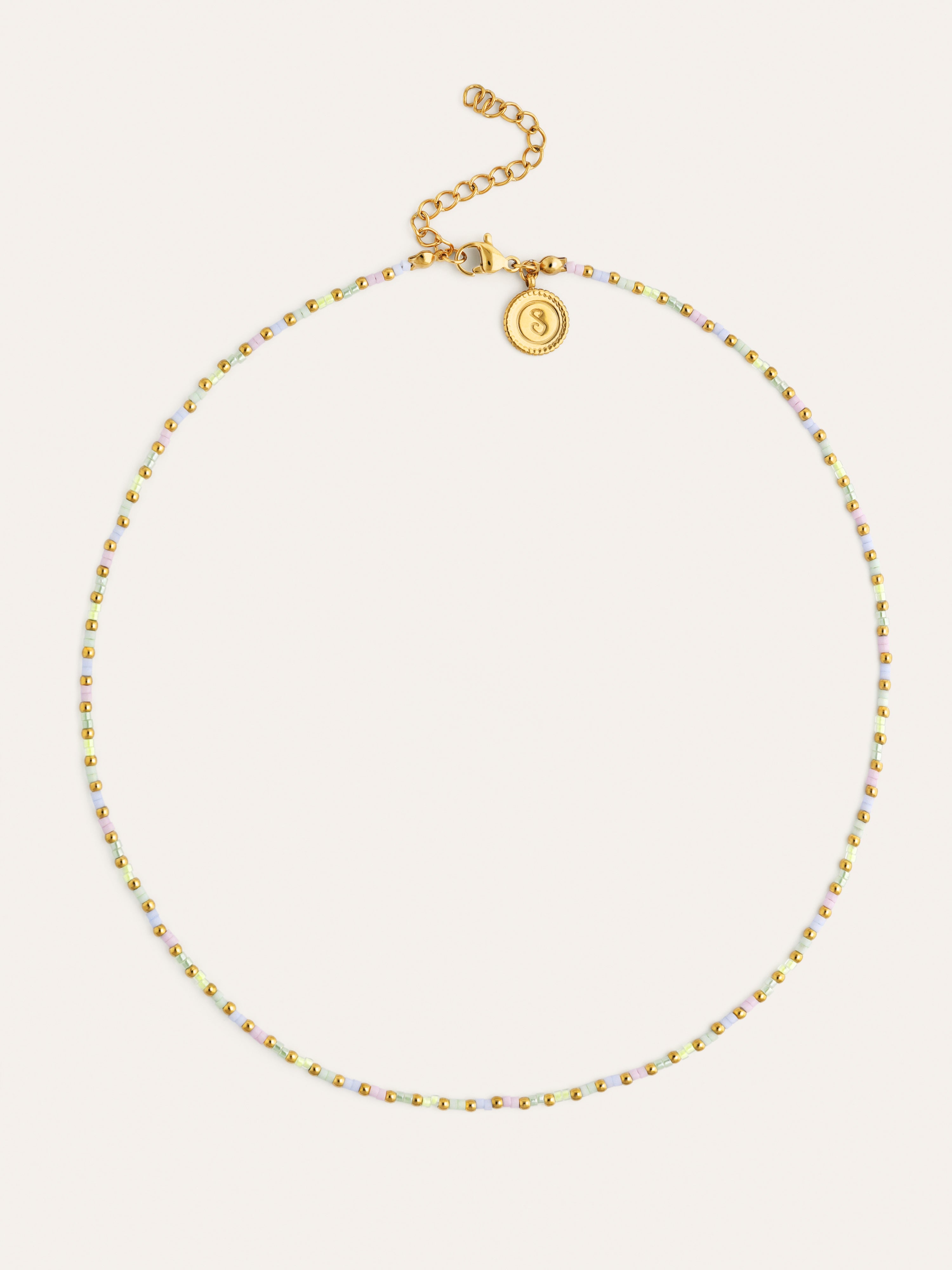 Collar Joy Colors Acero Baño Oro