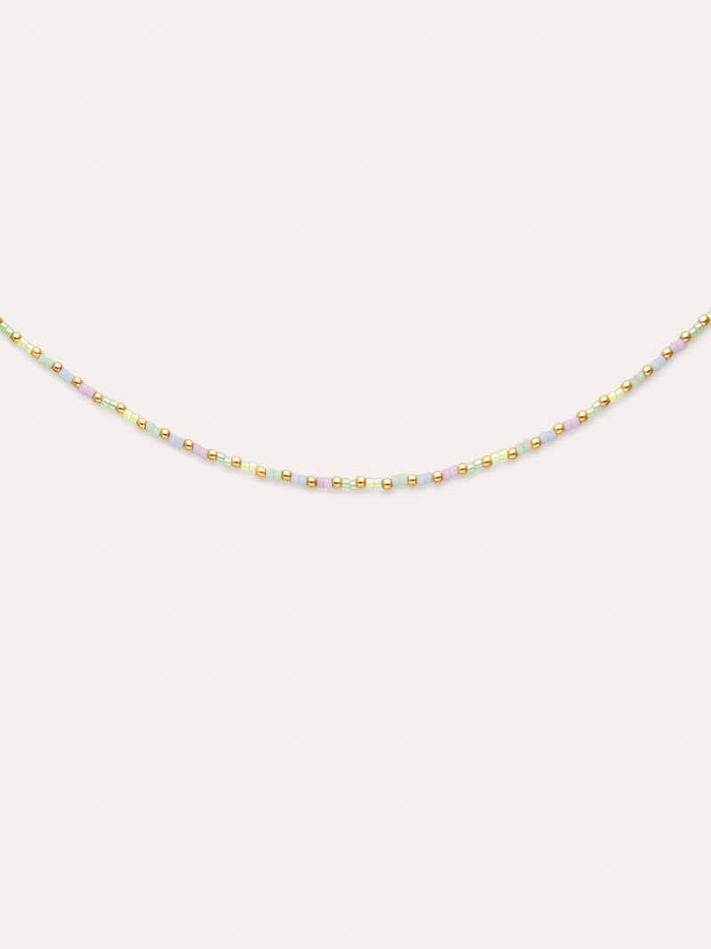 Collar Joy Colors Acero Baño Oro